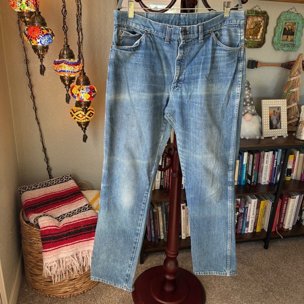 RARE‎ Vintage Sears Roebuck Selvedge-Era Jean, Made in USA, Button Fly 36x32